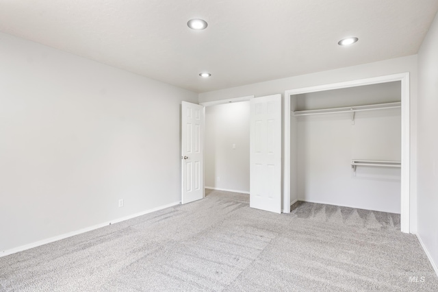 5457 S Oseola Pl, Boise, ID 83709 - unfurnished bedroom with carpet, recessed lighting, a closet, and baseboards