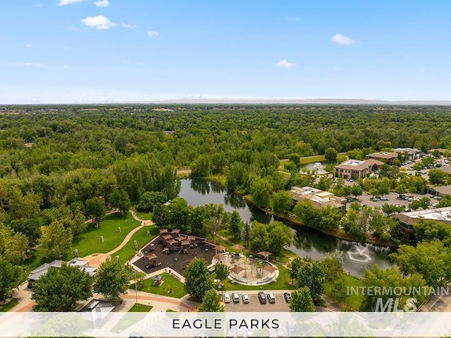 3542 W Retreat St Lot 20/06, Eagle, ID 83616 - drone / aerial view of a forest and a nearby body of water