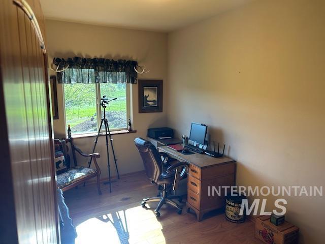 1621 Doumecq Rd, Cottonwood, ID 83522 - office with light wood-style flooring