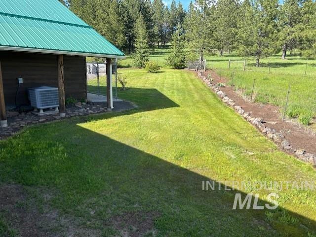 1621 Doumecq Rd, Cottonwood, ID 83522 - view of yard featuring central air condition unit