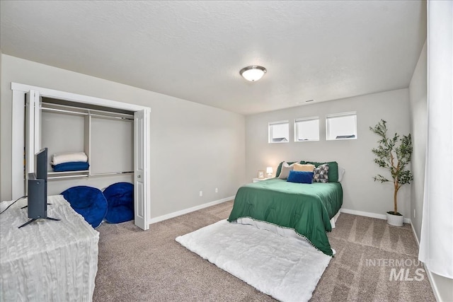 4084 E Esperanto St, Meridian, ID 83642 - carpeted bedroom with a textured ceiling, baseboards, and visible vents