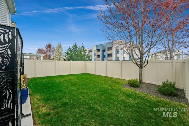 4084 E Esperanto St, Meridian, ID 83642 - view of yard featuring a fenced backyard