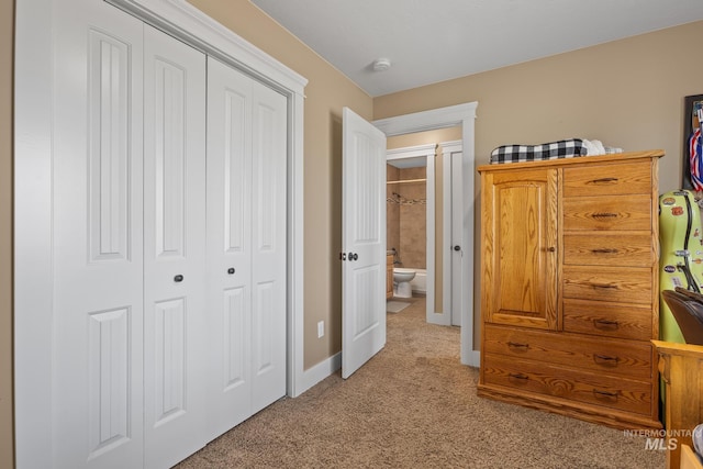 11 W 300 S, Burley, ID 83318 - bedroom with baseboards, a closet, and light colored carpet