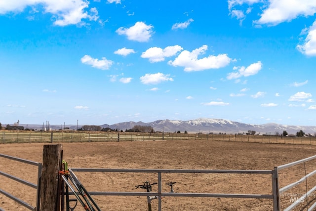 11 W 300 S, Burley, ID 83318 - view of yard featuring a rural view, an enclosed area, and a mountain view