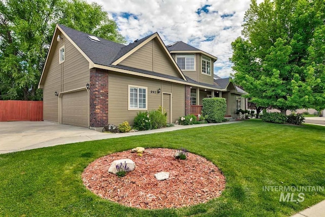 992 N Pinnacle, Eagle, ID 83616 - craftsman inspired home featuring concrete driveway and an attached garage