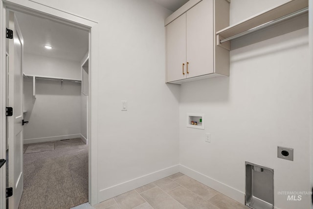 1700 Black Elm, Star, ID 83669 - laundry area featuring cabinet space, electric dryer hookup, and hookup for a washing machine