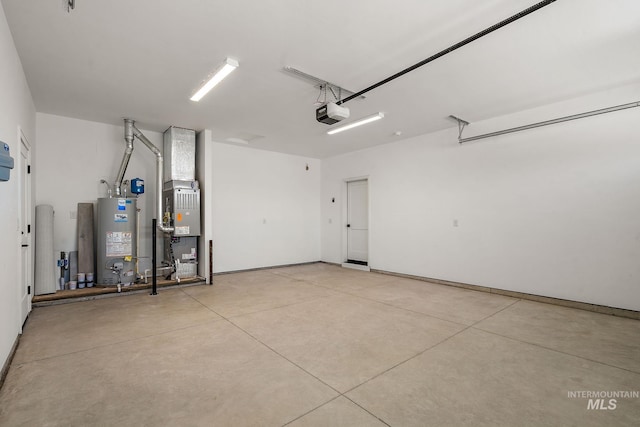 1700 Black Elm, Star, ID 83669 - garage featuring water heater, a garage door opener, and heating unit