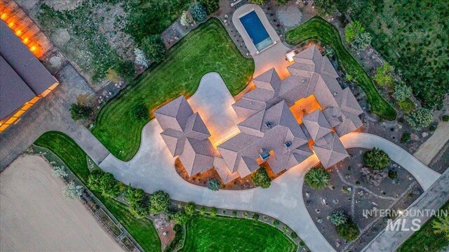7600 W Ledgerwood Ln, Meridian, ID 83646 - birds eye view of property