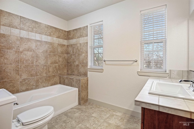 1148 E Winding Creek Dr, Eagle, ID 83616 - full bath with baseboards, toilet, and vanity