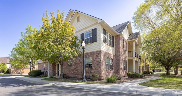 1148 E Winding Creek Dr, Eagle, ID 83616 - exterior space featuring brick siding