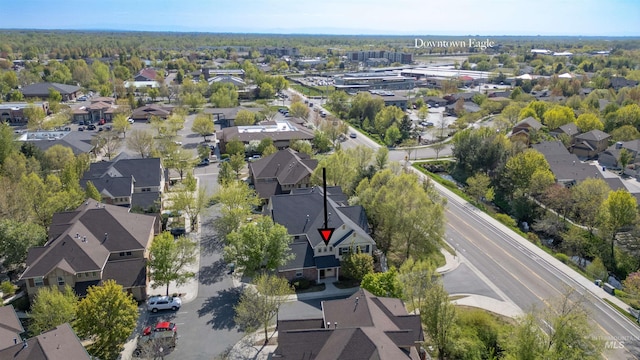 1148 E Winding Creek Dr, Eagle, ID 83616 - birds eye view of property with a residential view