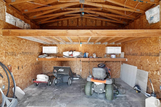 view of storage room