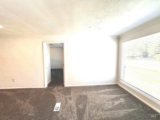 1315 W Howard, Boise, ID 83706 - carpeted empty room featuring baseboards, crown molding, and a textured ceiling