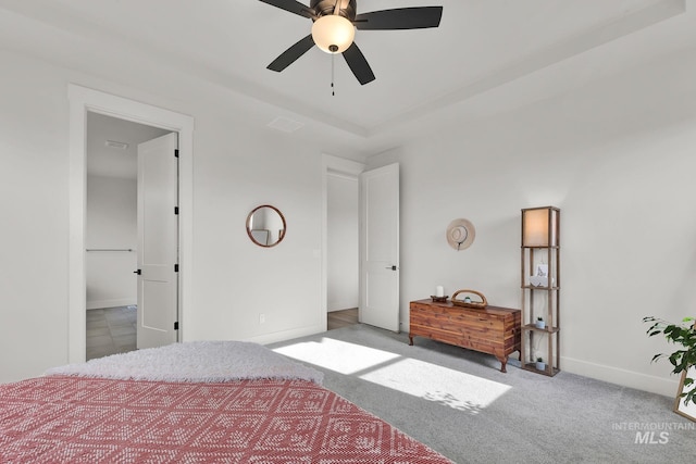 20138 Carbondale Ave, Caldwell, ID 83605 - carpeted bedroom featuring a ceiling fan and baseboards