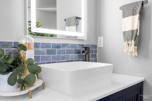 12258 Whitechapel Way, Nampa, ID 83686 - bathroom featuring a textured wall and vanity
