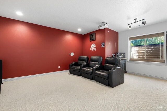 12258 Whitechapel Way, Nampa, ID 83686 - home theater room featuring carpet floors, baseboards, and recessed lighting