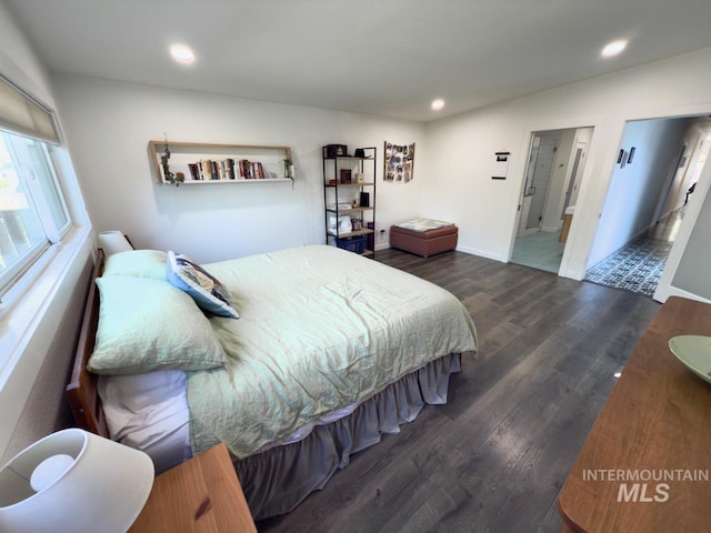 2927 N 32nd St, Boise, ID 83703 - bedroom featuring wood finished floors, recessed lighting, and baseboards