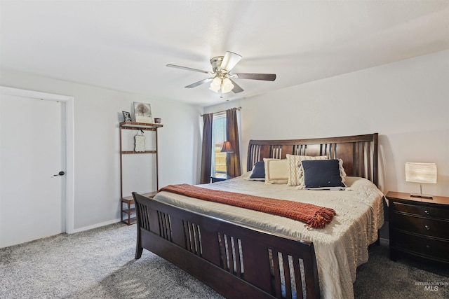 11457 S Cloverdale, Kuna, ID 83634 - carpeted bedroom featuring a ceiling fan