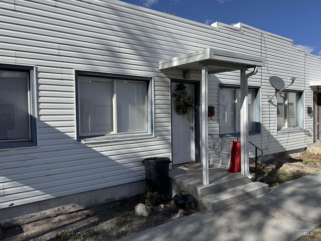 view of entrance to property