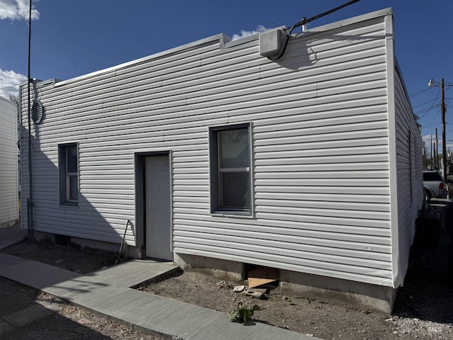 view of back of property
