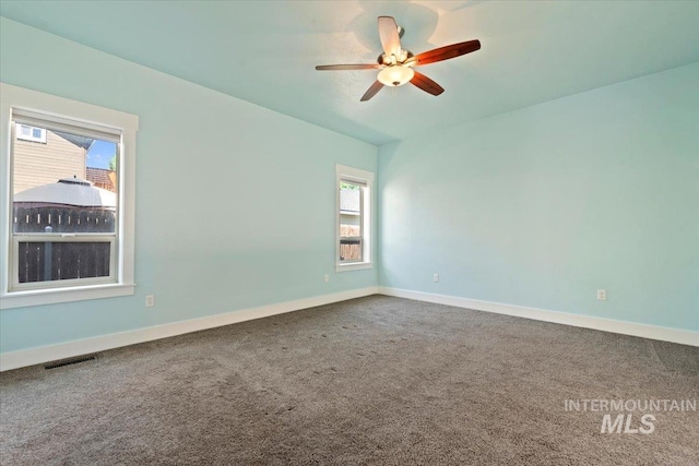 924 E Wright St, Boise, ID 83706 - carpeted empty room featuring a ceiling fan and baseboards