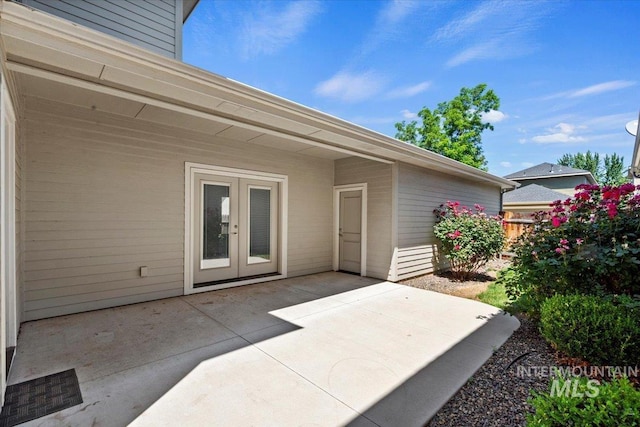 924 E Wright St, Boise, ID 83706 - view of patio featuring french doors