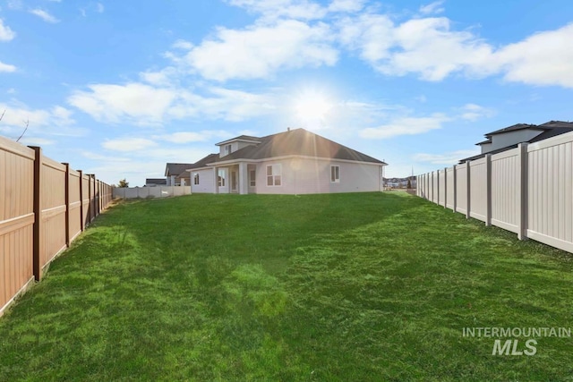 2716 N Heirloom Ave, Eagle, ID 83616 - view of yard with a fenced backyard