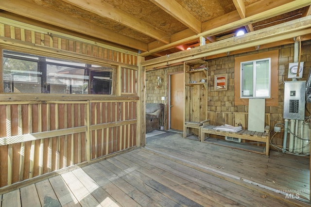 561 3rd Ave N, Twin Falls, ID 83301 - interior space featuring electric panel and hardwood / wood-style flooring