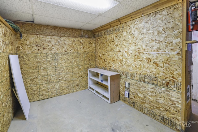 561 3rd Ave N, Twin Falls, ID 83301 - below grade area featuring a drop ceiling