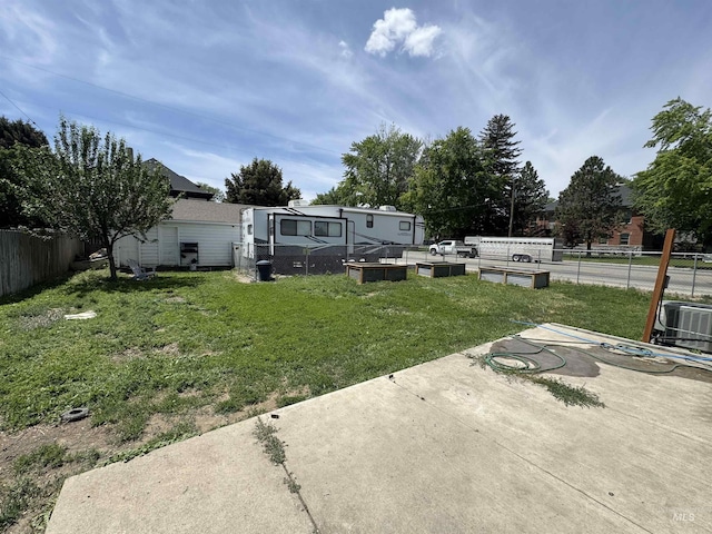 104 E B St, Shoshone, ID 83352 - view of yard with a patio area and central AC unit