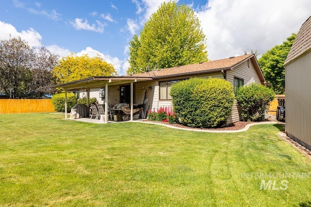 392 S Sun Burst Way, Boise, ID 83709 - rear view of house featuring a patio area