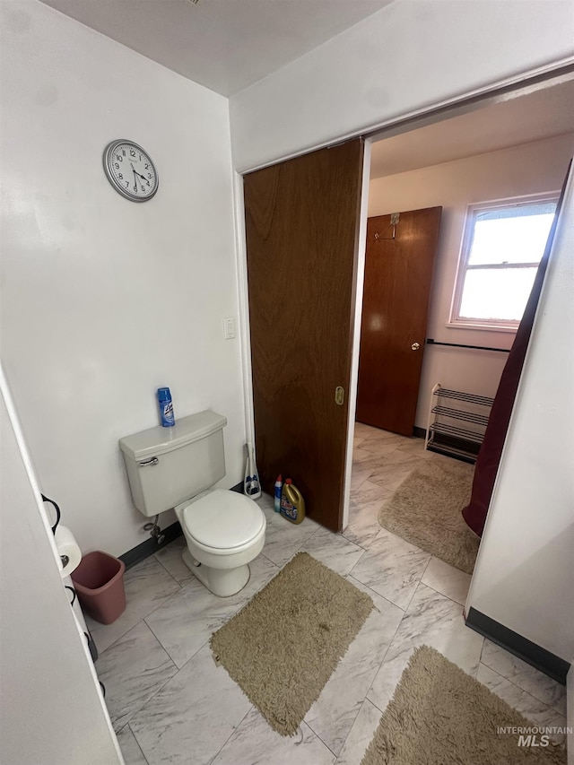 bathroom with toilet