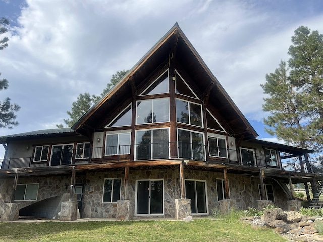 view of rear view of house