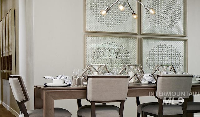 view of dining room