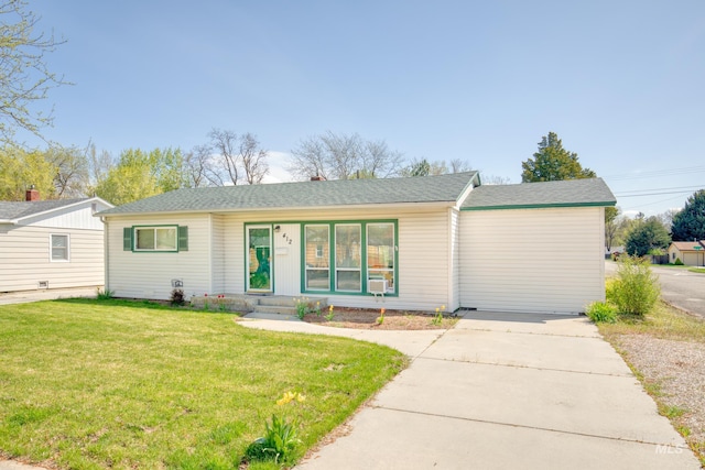 412 N Purdue St, Boise, ID 83706 - ranch-style house with a front yard and concrete driveway