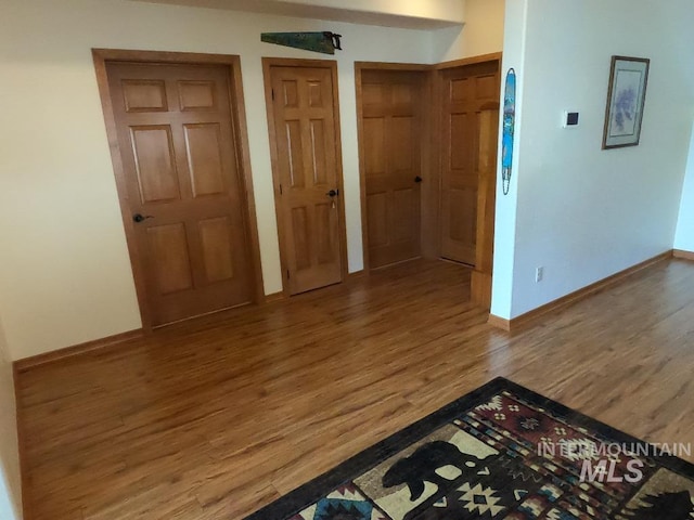 204 S 2nd St, Elk River, ID 83827 - entryway featuring wood finished floors