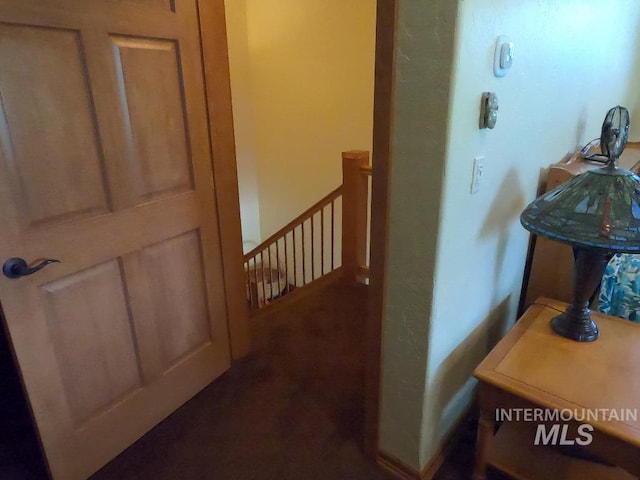 204 S 2nd St, Elk River, ID 83827 - hallway featuring an upstairs landing