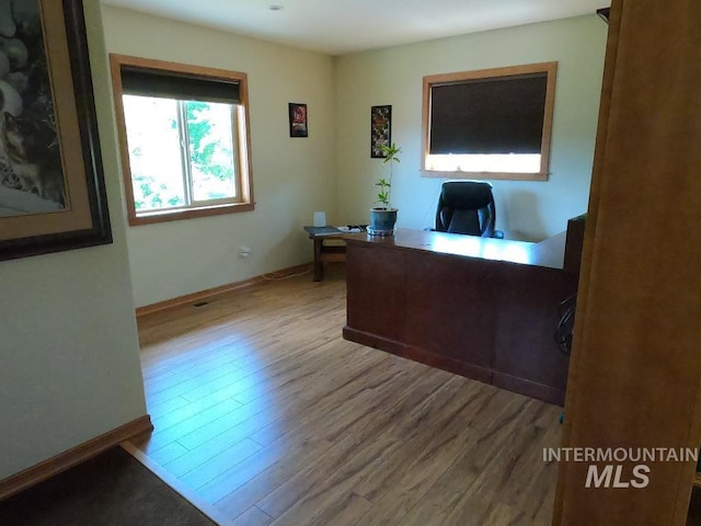 204 S 2nd St, Elk River, ID 83827 - office space with wood finished floors