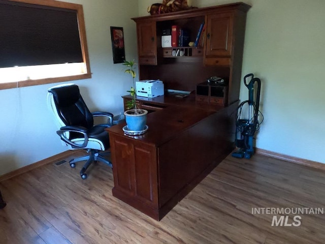 204 S 2nd St, Elk River, ID 83827 - office featuring light wood-type flooring and baseboards