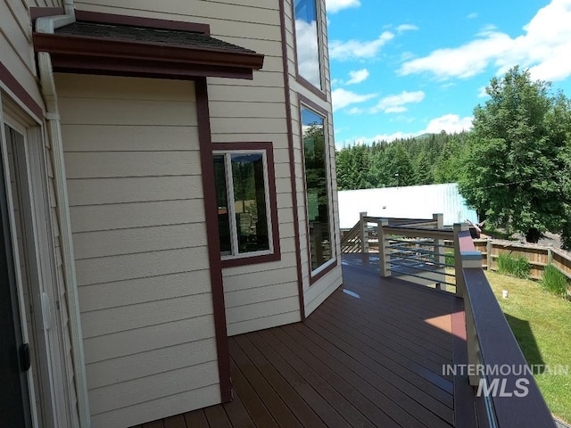 204 S 2nd St, Elk River, ID 83827 - view of wooden deck