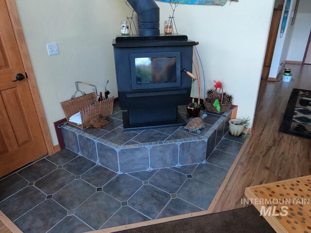 204 S 2nd St, Elk River, ID 83827 - detailed view of a wood stove