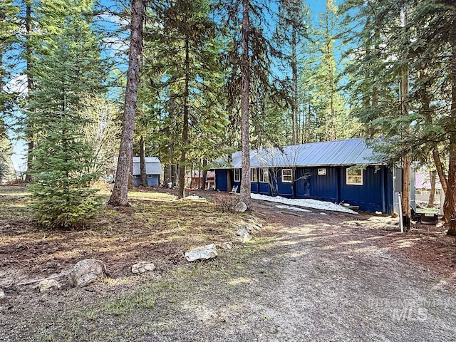 view of front of home with board and batten siding