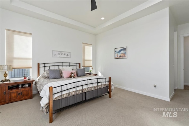 8237 W Corinthia St, Eagle, ID 83616 - bedroom featuring light colored carpet and a ceiling fan