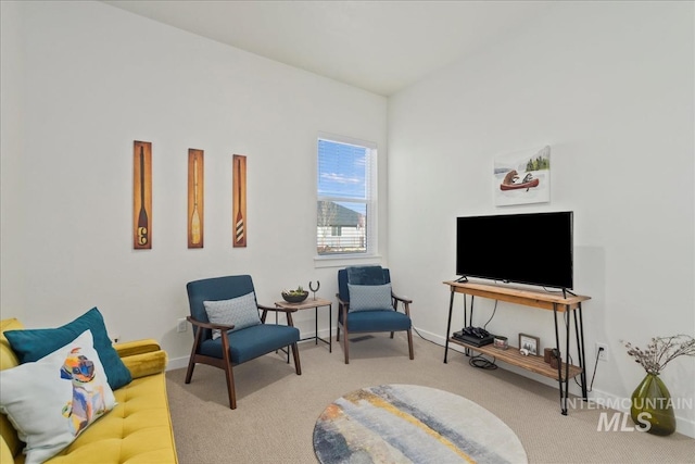 8237 W Corinthia St, Eagle, ID 83616 - sitting room featuring carpet floors and baseboards