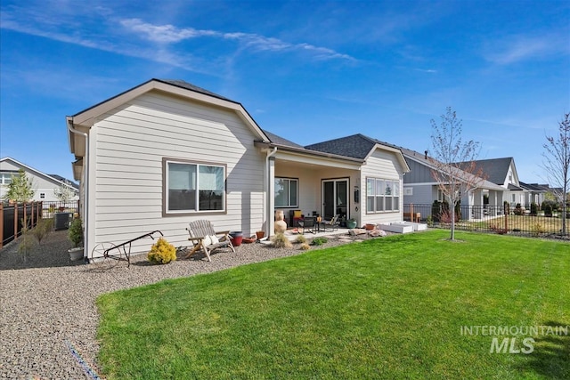 8237 W Corinthia St, Eagle, ID 83616 - back of property featuring a patio area