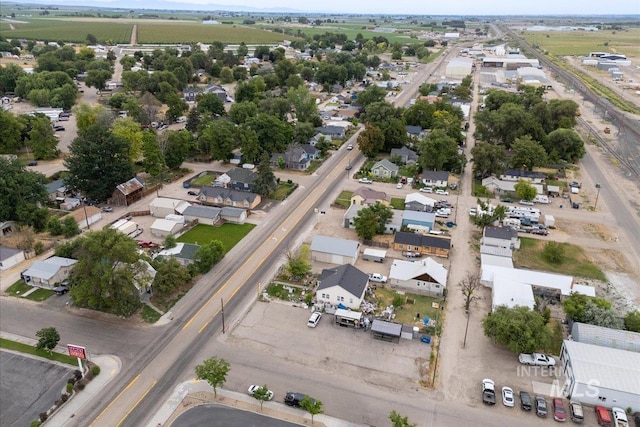504 E Grove Ave, Parma, ID 83660 - aerial overview of property's location featuring nearby suburban area