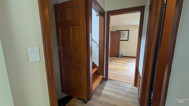 815 E 6th, Moscow, ID 83843 - corridor featuring light wood finished floors