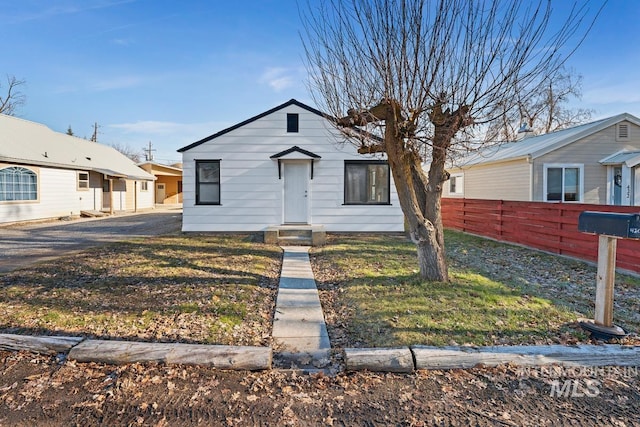 view of bungalow-style house