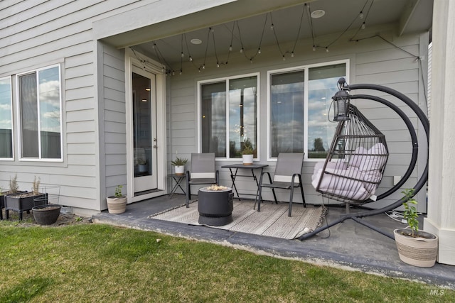 10110 Irongate Dr, Nampa, ID 83687 - wooden terrace with a lawn
