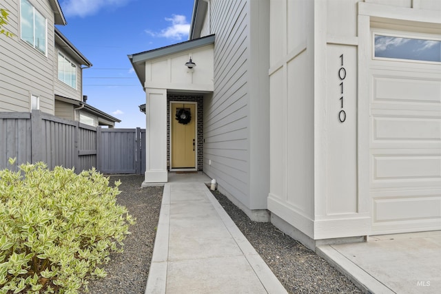 10110 Irongate Dr, Nampa, ID 83687 - doorway to property with fence